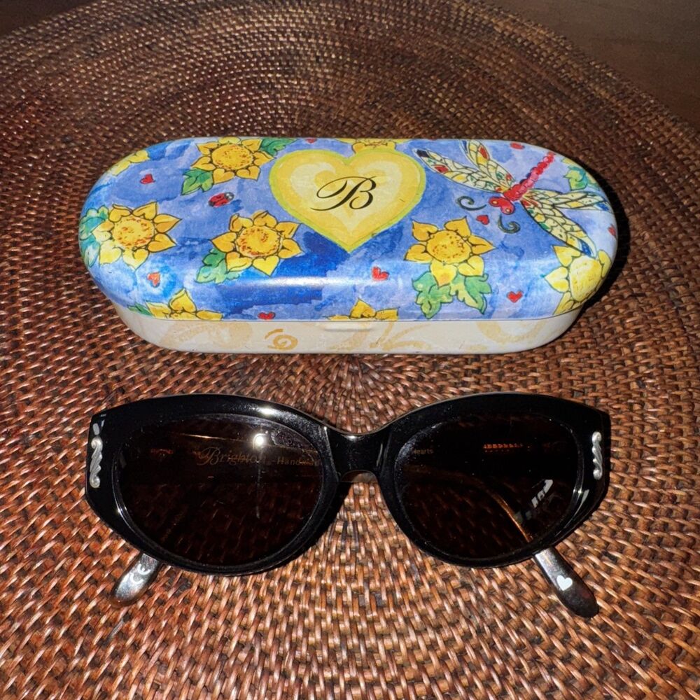Vintage Brighton Sunglasses Two Of Hearts Handmade SG-100-140